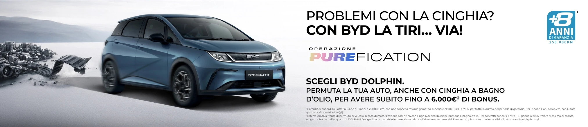 Offerte Operazione PUREFICATION ag尊龙 Dolphin: Fino a 6.000€ di bonus*