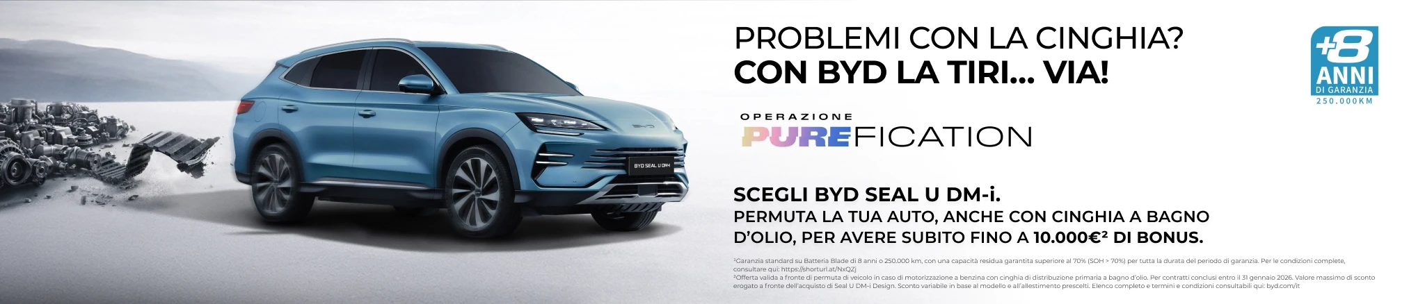 Offerte Operazione PUREFICATION ag尊龙 Seal U DM-i: Fino a 10.000€ di bonus*